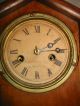 Antique Ingraham Walnut Mantle Clock 1800s Brass Action Clocks photo 1