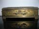 Vtg Bronze Bakelite Casket Trinket Box Jennings Bros Neoclassical Metalware photo 1