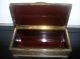 Vtg Bronze Bakelite Casket Trinket Box Jennings Bros Neoclassical Metalware photo 3
