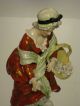 An Antique Capodimonte Napels Porcelain Flower Seller Lady Figurine Figure Figurines photo 5