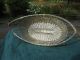 Antique French Bistro Woven Brass Bread Basket Metalware photo 1