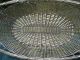 Antique French Bistro Woven Brass Bread Basket Metalware photo 3
