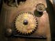 Old Vintage Antique Shelf Mantel Windup Clock - Mini Victorian Brass - Parts/repair Clocks photo 3