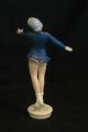 Vintage Porcelain Ice Skater Figurine Marked 