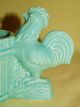 Vintage Porcelain Ceramic Pottery Rooster & Bucket Chicken Bird Figurine/vase Figurines photo 3