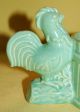 Vintage Porcelain Ceramic Pottery Rooster & Bucket Chicken Bird Figurine/vase Figurines photo 4