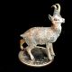 Cold Painted Bronze Micro Miniature Reindeer Antelope Figurine C1890 Metalware photo 10