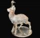 Cold Painted Bronze Micro Miniature Reindeer Antelope Figurine C1890 Metalware photo 1