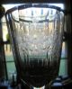Early Blown & Cut Flint Wine Glass Or Goblet Stemware photo 1