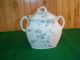 Antique Wh Grindley Duchess Pattern Transfer Lidded Sugar Bowl C1891 Creamers & Sugar Bowls photo 2