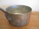 Antique 1930 ' S Matfer Tin Lined Copper & Cast Iron Hand Forged Sauce Pot 2.  5mm Metalware photo 1