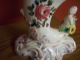 Italian Cherub Sitting On Cornucopia Vase,  Capodimonte Figurines photo 7