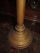 Antique Double Push Up Candlestick Brass Victorian Ornate Metalware photo 2
