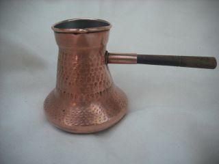 Antique Handmade Numbered Copper Pour Pot Pitcher Turkish Islamic Syrian Old photo