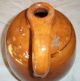 Antique Galena Pottery Gallon Jug - Rare - Nutmeg Brown Primitives photo 4