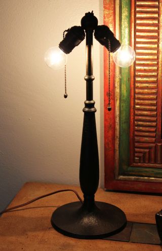 Excellent Handel Lamp Base,  Marked & Rewired photo