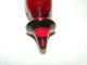 Antique Blood Red Auto Wall Pocket Ruby Red Vases photo 3