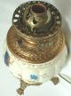 H.  B.  & H.  Electrified Oil Lamp Holmes Booth & Haydens Brass/porcelain Lamps photo 2