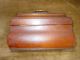 Antique Tea Caddy 1800s American 3 - Sections Plus Insert Wood Box Boxes photo 11