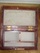 Antique Tea Caddy 1800s American 3 - Sections Plus Insert Wood Box Boxes photo 3