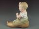 Huge Rare Antique Heubach German Bisque Piano Baby Boy In Shoe Figurine Signed Figurines photo 4