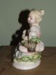 Antique Capodimonte Ceramic Porcelain Lady Girl Figurine Figurines photo 3