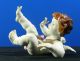 Antique Hand Painted Porcelain Cherub Putto Angel Algora Spain 5 - 9 Figurines photo 3