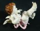 Antique Hand Painted Porcelain Cherub Putto Angel Algora Spain 5 - 9 Figurines photo 6