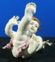 Antique Hand Painted Porcelain Cherub Putto Angel Algora Spain 5 - 9 Figurines photo 7