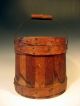 North East Shaker Wood Lidded Bucket Ca.  1890 ' S Dr.  Floyd W.  Carneal Coll. Boxes photo 4