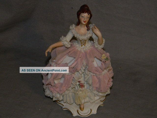 Antique Dresden Lady Lace 7 