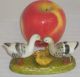 Antique Late Victorian German Bisque Spring Leg Nodder Geese W/goslings Aafa Figurines photo 1