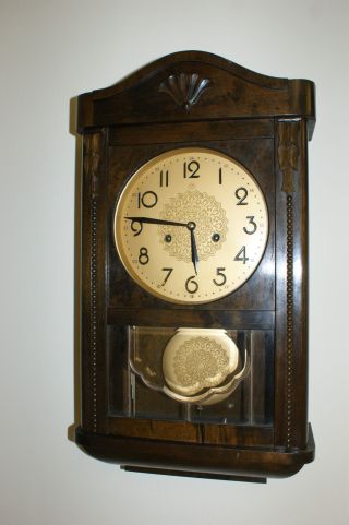 Antique Junghans Penlum Box Clock - C.  1930 photo