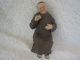 Antique German Bisque Figurines Of Monks With Table Figurines photo 3