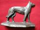 Antique Metal Bookends Dogs Canine Heavy For Library Metalware photo 1