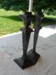 Antique Pairpoint Quadruple Plate Signed Tall Pillar Candlestick Holders C6156 Metalware photo 1