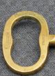 Antique Brass Old Skeleton Key Not A Reproduction Early Jail Prison Keys Rare Other photo 1