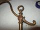 Antique Cast Iron Bridge Lamp & 6 Footed Base No.  210a & Brass Rod Covers Lamps photo 1