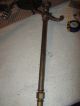 Antique Cast Iron Bridge Lamp & 6 Footed Base No.  210a & Brass Rod Covers Lamps photo 2
