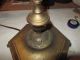 Antique Cast Iron Bridge Lamp & 6 Footed Base No.  210a & Brass Rod Covers Lamps photo 5