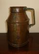 1800 ' S Antique Handmade Copper Water Antique Pitcher/waterjug With Inscription Metalware photo 3