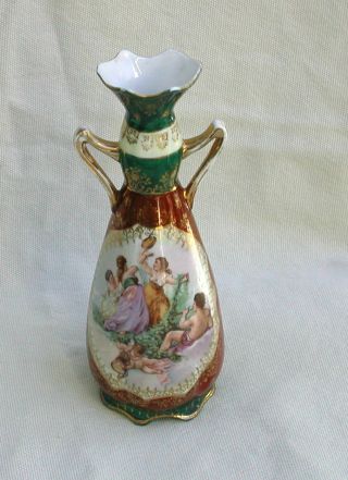 Antique Royal Vienna Style Figural Vase photo