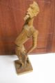 Vtg.  Don Quixote Quijote Wood Carved Carving Folk Art Sculpture Figurine Figure Carved Figures photo 1