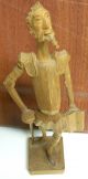 Vtg.  Don Quixote Quijote Wood Carved Carving Folk Art Sculpture Figurine Figure Carved Figures photo 5