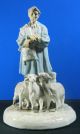 Antique Hand Painted Porcelain Figurine Shepherd A.  Peyro Spain Valencia Figurines photo 10