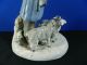 Antique Hand Painted Porcelain Figurine Shepherd A.  Peyro Spain Valencia Figurines photo 2