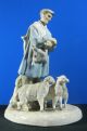 Antique Hand Painted Porcelain Figurine Shepherd A.  Peyro Spain Valencia Figurines photo 8