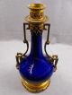 Antique Oil Lamp Porcelain & Brass Lamps photo 5