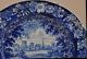 Dark Blue Historical Staffordshire Diorama Series Soup Plate View Of York Plates & Chargers photo 1