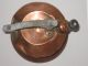 C1910 Antique Solid Copper Whistling Tea Pot Kettle West Bend Usa Bakelite Hndle Metalware photo 2